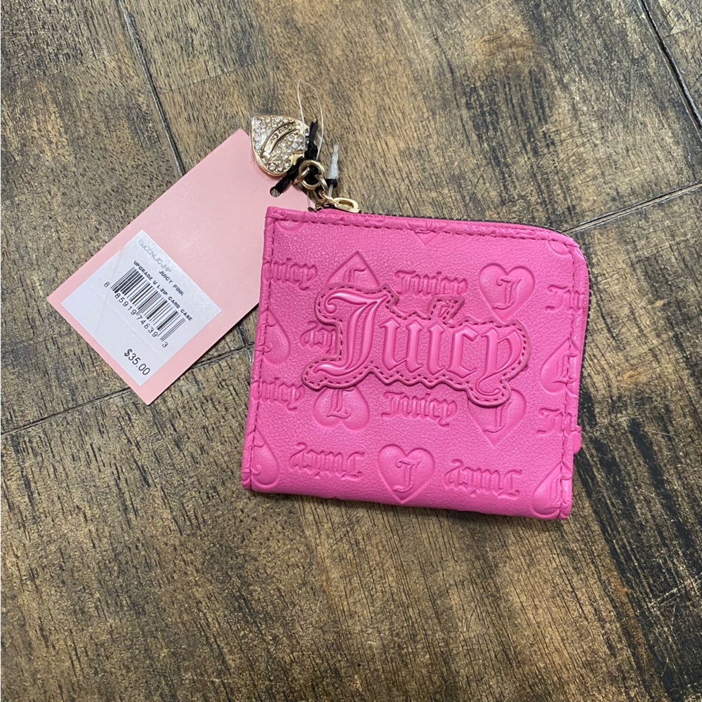 Juicy Couture Pink Wallet Card Holder